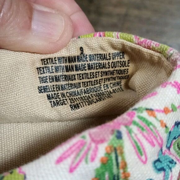 THREE Converse Lily Pulitzer Disney Princess Sz 7/8 & 9 Shoes Sneakers - Picture 6 of 9